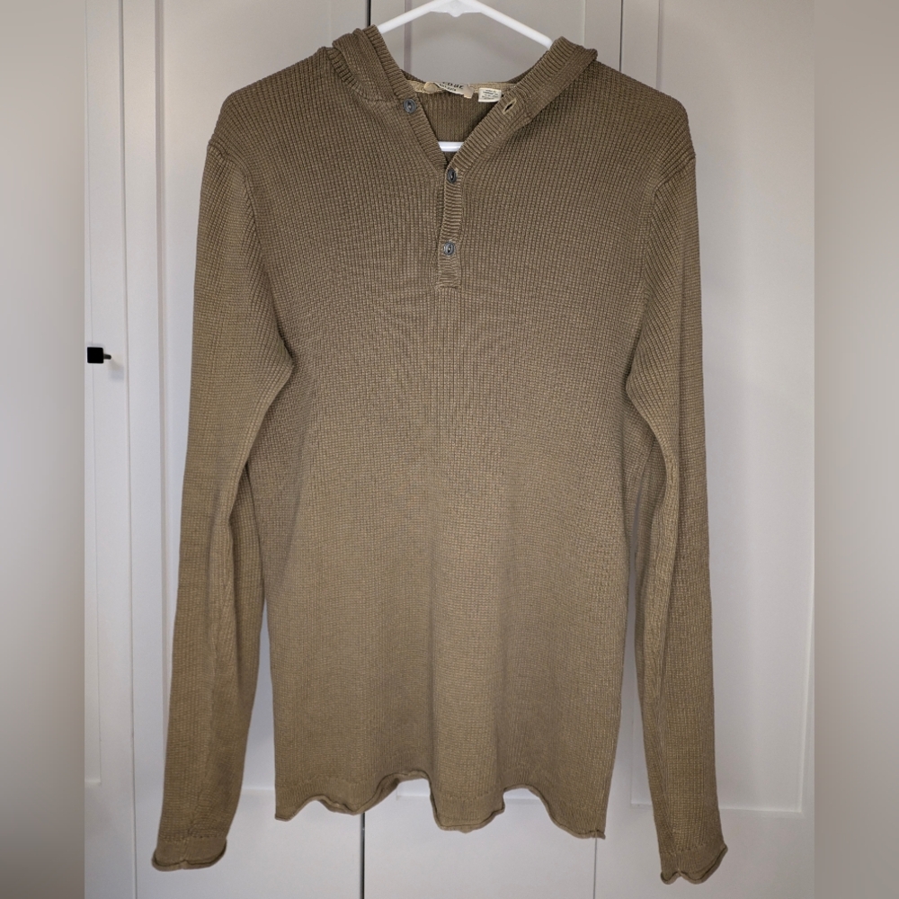 Never Lose Hedge Men's Brown Hooded Shirt
